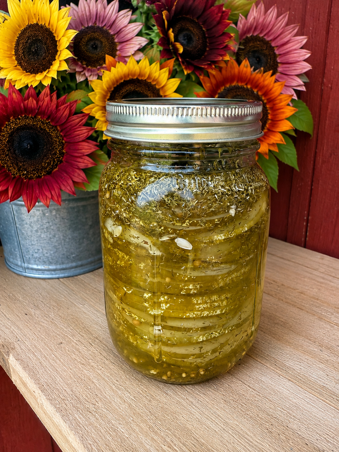 Zanne's Farm Hamburger Dill Pickles – Pint Jar