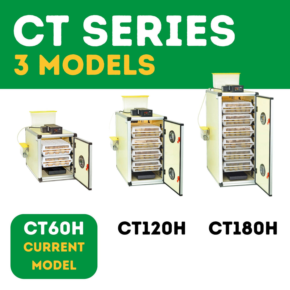 CT60 H - Egg Hatcher Only - Automatic Poultry Hatching Machine