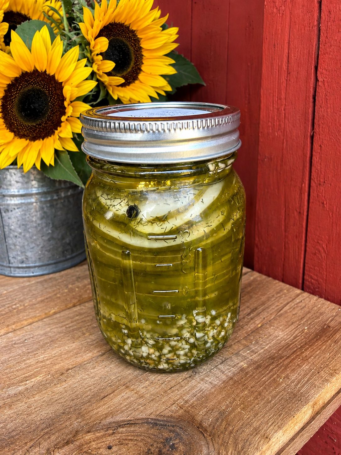 Zanne's Farm Kosher Dill Pickles – Pint Jar