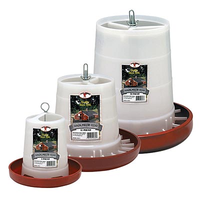 Little Giant Plastic Hanging Chicken Feeders